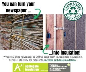 You can turn old newspapers into recycled insulation